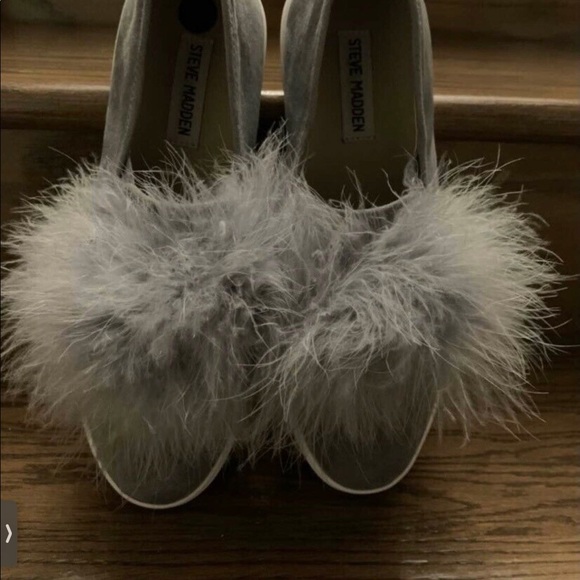 NEW Steve Madden shoes fur - Picture 2 of 3